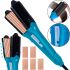 Плойка випрямляч 3D Hair Printing Iron XL - 619 для випрямлення волосся з насадками з малюнком, щипці 5 пластин з керамічним покриттям і рукавичкою