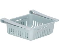 Раздвижной органайзер в холодильник Stretchable Hanging Storage Rack TM18013 подвесной контейнер, выдвижная полка, корзинка для хранения продуктов
