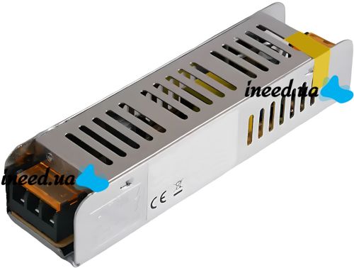 Імпульсний блок живлення Metal Long 12V 35A 420W S-420 - 12 мережевий адаптер з пасивним охолодженням для світлодіодних LED ламп в металевому корпусі