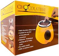 Набор для шоколадного фондю Chocolatiere 250 мл электрический станок фондюшница для плавления горячего шоколада, кухонный комплект с формами