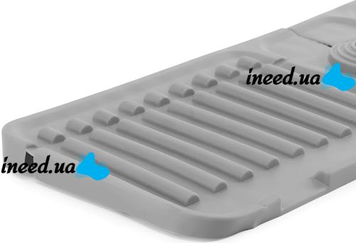Силиконовый коврик для раковины Drain Mat LY-692 противоскользящая подкладка брызговик на мойку под кухонный смеситель со сливом для воды