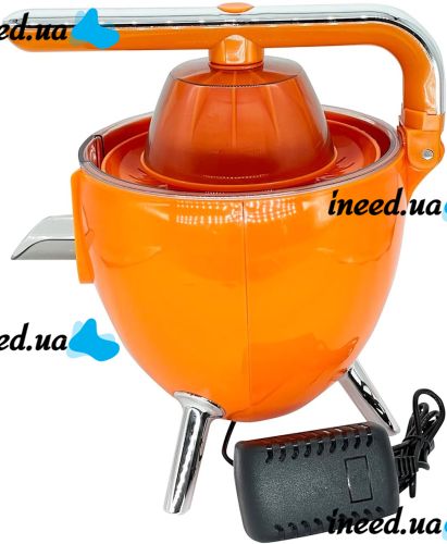 Электрическая соковыжималка Citrus Press LY-473 настольная сокодавка для цитрусовых 300W электросоковыжималка с крышкой для пресса от сети Оранжевая