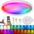 Розумний стельовий RGB світильник Intelligent Ceiling Lamp GS-9103 30 см 24W світлодіодна люстра з пультом і підтримкою розумного будинку Wi Fi Bluetooth