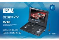 Цифровой DVD проигрыватель 11" Opera NS-1180 11"поворотный LCD плеер, автомобильная DVD-книга с Т2 тюнером, пультом ДУ и джойстиком TV USB SD OP-1180