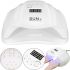 Professional lamp UV/LED SUN X 54W for manicure and pedicure with timer, device for curing and drying gel polish and nail gel White