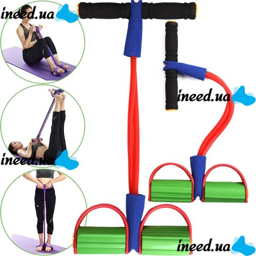 Силовой тренажер эспандер для тела Body Tummy Trimmer JT-002 многофункциональный домашний резиновый фитнес тренажер Тами Тример для мышц пресса