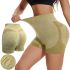 Жіночі безшовні шорти Lifting Yoga Shorts XZY8855 стягуючі спортивні велосипедки з високою талією та ефектом пуш ап для фітнесу Жовті S-XXL