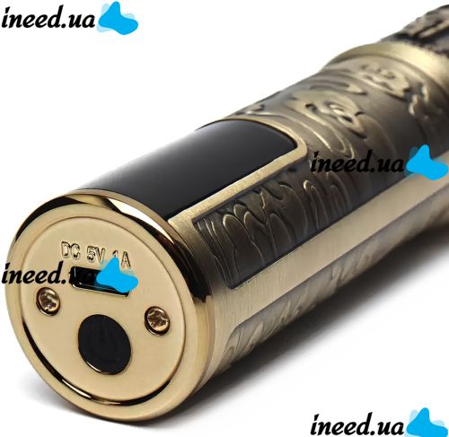 Аккумуляторная машинка для стрижки волос VGR V-073 беспроводной мужской окантовочный USB триммер для бороды и усов со сменными насадками и дисплеем