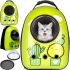 Рюкзак для переноски животных CosmoPet Кактус сумка переноска с прозрачным окошком иллюминатором и сеткой для кошек и котов до 10 кг 32х25х42 см