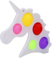 Детская игрушка антистресс Simple Dimple UKR-102 развивающий силиконовый Симпл Димпл для снятия стресса, сенсорный Единорог от 3-х лет Pop it