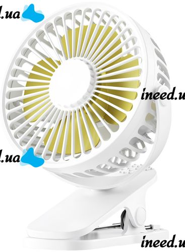 Настольный вентилятор на прищепке Small Fan WX-6507 портативный мини-вентилятор, охладитель воздуха на аккумуляторе с зажимом 3 режима работы USB