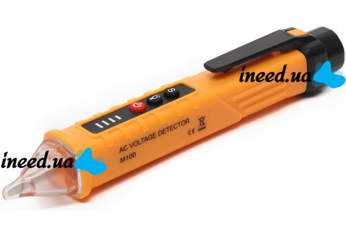 Contactless Voltage Detector Non Contact Detector M100 AC Tester in sockets with light and sound indication on batteries 7478
