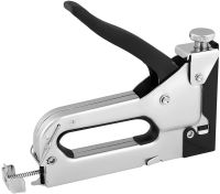 Ручной пружинный степлер MasterTool 41-0906 для скоб R53 4-14 мм строительный рессорный инструмент с плавной регулировкой силы удара Gun Powerful