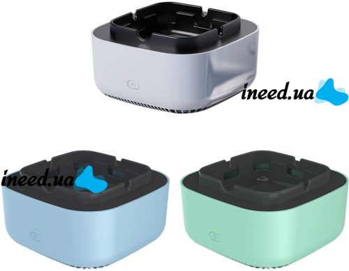 Бездымная смарт пепельница Air Purification Ashtray электронная настольная пепельница с функцией очистки воздуха от табачного дыма сигарет AND461