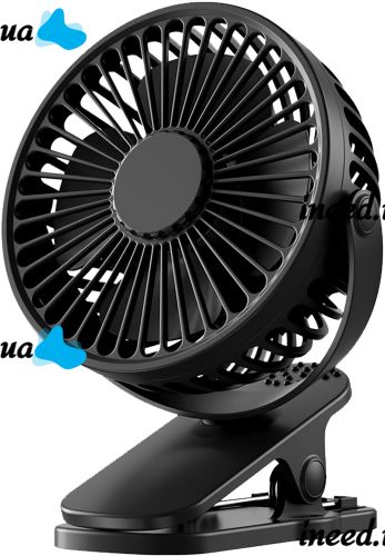 Настольный вентилятор на прищепке Small Fan WX-6507 портативный мини-вентилятор, охладитель воздуха на аккумуляторе с зажимом 3 режима работы USB