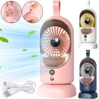 Беспроводной аккумуляторный вентилятор Portable Mini Fan F-5 портативный настольный мини охладитель воздуха с держателем 5 режимов от USB HR-89