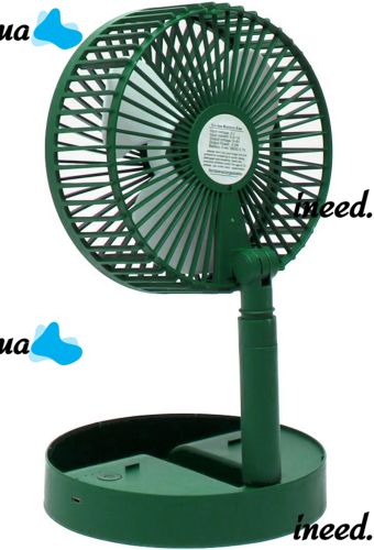 Складной телескопический вентилятор Telescopic Folding Fan XL-908 настольный раскладной охладитель воздуха с подставкой для телефона USB JX-992