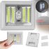 Настінний світильник Light Switch HY - 604 бездротовий вимикач з тумблером COB, світлодіодний LED нічник з вмикачем на батарейках для шафи