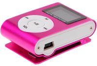 Мини MP3-плеер Toto TPS-02 With Display Earphone портативный медиа плеер с LCD дисплеем и клипсой для крепления MP3 WMA microSD USB 48х28х12 см