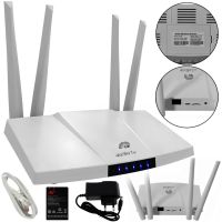 Беспроводной LTE маршрутизатор Dual Function B828 4G/5G 300 Мбит/с со слотом для SIM карты, аккумуляторный Wi-Fi роутер до 300Mb/s 4 внешние антенны