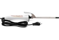 Плойка для афро кудрей Promozer MZ-2218 9 мм тонкая афроплойка для завивки и укладки волос, керамические мелкие щипцы с индикатором и подставкой 35W