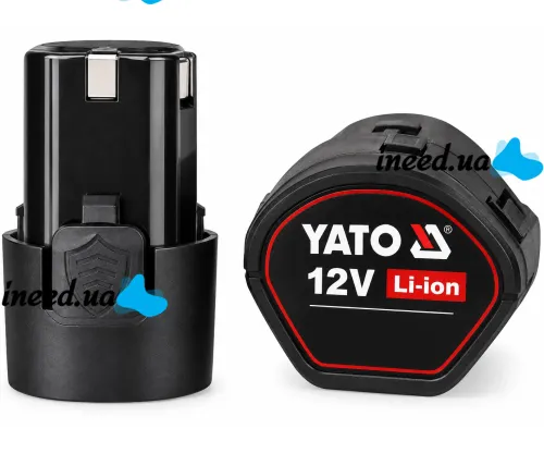 Аккумуляторный угловой гайковерт трещотка YATO YT-82902 12V бесщеточный электроинструмент на 2 аккумулятора для откручивания и закручивания болтов