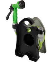 Садовый поливочный набор Roll Garden Hose Reel LY-907 водяной шланг 10 м на катушке с пистолетом распылителем 3/8" комплект для полива 7 режимов