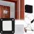 Автоматический натяжной дверной доводчик двери AutoMatic Door Closer со стальным тросом 1.2м, Устройство для закрывания дверей, окон и ящиков Черный