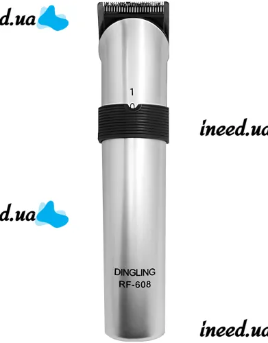 Аккумуляторная машинка для стрижки Dingling RF-608 беспроводной мужской триммер для окантовки бороды и усов на подставке