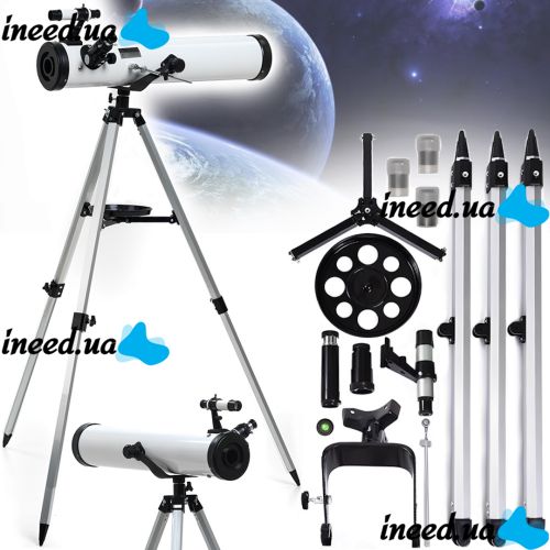 Астрономический телескоп Telescope F70076 7924 5х24 76мм монокуляр на треноге с двумя окулярами, телескоп-монокуляр со штативом для наблюдений