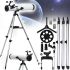 Астрономический телескоп Telescope F70076 7924 5х24 76мм монокуляр на треноге с двумя окулярами, телескоп-монокуляр со штативом для наблюдений
