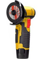 Аккумуляторная болгарка шлифмашина DeWalt DCG125N на 2 аккумулятора 12V 2Ah, Беспроводная угловая шлифовальная машина турбинка 75 мм Деволт в кейсе