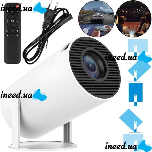 Multimedia Projector Magicube HY300 4K Android WiFi 1280P Portable LED Projector Full HD Home Mini Cinema 2.4GHz/5GHz 3326