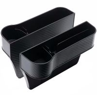 Car Slot Organizer Cup Holder Car Organizer Green Lion 2 pieces between the Seats for Storing Small Items Holder on the Car Seat Black
