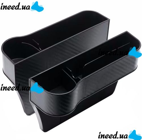 Car Slot Organizer Cup Holder Car Organizer Green Lion 2 pieces between the Seats for Storing Small Items Holder on the Car Seat Black