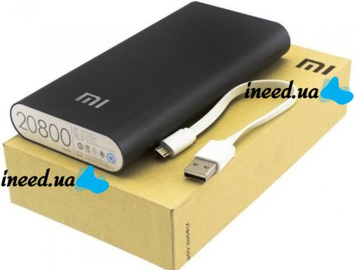 Портативное зарядное устройство Xiaomi MI Power Bank 20800 mAh внешний аккумулятор, зарядка для телефона IOS Android повербанк 2.1А USB Золотой