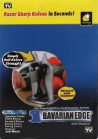 Точилка для кухонных ножей Bavarian Edge Knife Sharpener 12Х16.5 см многофункциональная механическая настольная ножеточка полировка из стали на кухню