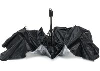 Автомобільна світловідбиваюча шторка парасолька Car Umbrellas сонцезахисний тент 120х70 см козирок на лобове скло для захисту від сонця в авто Чорний