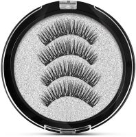 Магнитные ресницы на ленте Magnetic Lashes Professional Eyelash 3D многоразовые накладные ресницы на магнитном основании в круглом футляре 26 мм