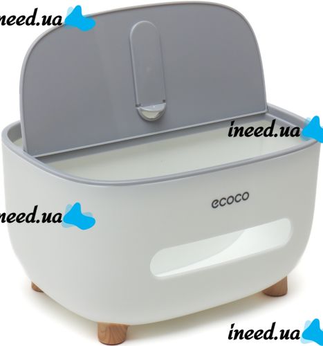 Настольный контейнер для салфеток Ecoco E2009 салфетница органайзер для хранения мелочей с держателем подставкой для телефона Tissue Box AND-117
