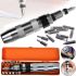Impact screwdriver with a set of bits Kraft&Dele KD1448 14 in 1 mini tool kit with magnetic attachments in a metal case Impact lot AND 3828 