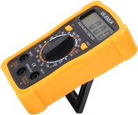 Digital Multimeter Tester Digital UK-830LN DT 830 LNv Universal Handheld Current, Voltage and Resistance Tester with Display DT-830 Yellow