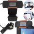 Веб камера з мікрофоном Digital High Webcam JHL 1 640х480 універсальна зовнішня USB веб-камера B1 на прищіпці для ПК комп'ютера і ноутбука Jhl-1 Чорна