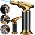 Zhong Pai TW-803 gas burner windproof turbo lighter with piezo ignition and flame controller, turbo burner up to 1300°C for camping and barbecues