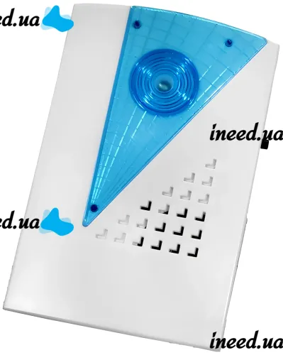 Дверной звонок Luckarm Intelligent D006 от розетки 220V беспроводная кнопка передатчик сигнала и приемник от сети на 38 мелодий для входной двери до 100 м