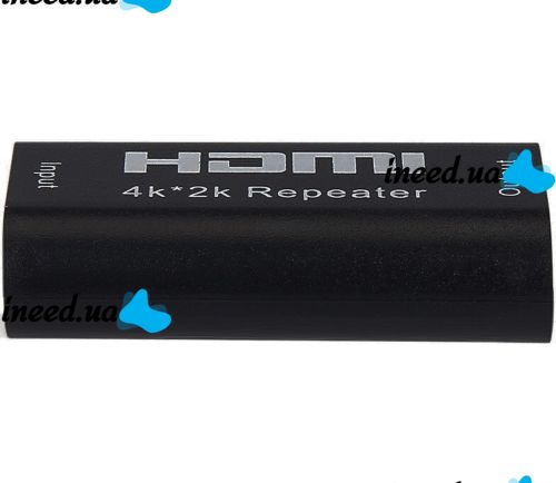 Конвертер HDMI Repeater 4K повторитель, усилитель видеосигнала до 40 метров, автономный репитер ретранслятор HDMI-HDMI удлинитель для устройств