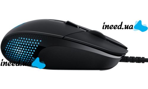 Игровая компьютерная мышь Logitech G302 Deadalus Prime проводная USB геймерская мышка с подсветкой для ПК компьютера и ноутбука G-302 Черная