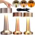 LED Table Lamp Dumbbell Led Desk Lamp WC100G Bar Lamp Night Light 3 Modes Glow with Touch Sensor for Bedroom, Restaurant, Cafe