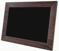 Цифровая акриловая фоторамка Photo Frame Frameo 10.1" 16 ГБ с Wi-Fi сенсорным IPS экраном умная электронная рамка для фото видео с часами Коричневая
