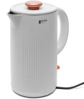 Bitek BT-7848W 2 liter 1500W tabletop kitchen electric kettle Bitek BT7848W electric disc kettle with auto shut-off and 360° swivel White